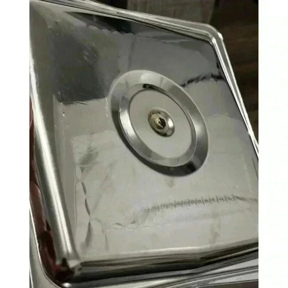 Vintage MCM Hellerware Nutcracker Chromium Wood Tray No. 2040 Family Traditions - Picture 11 of 13